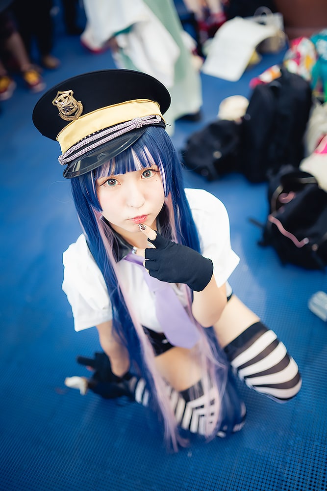 あんにゅい豆腐さん／『パンティ＆ストッキングwithガーターベルト』ストッキング Photo by Diora