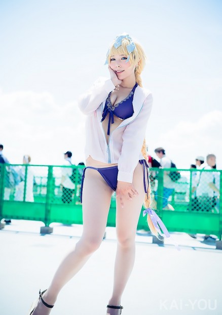 じま太さん／『Fate/EXTRA』ジャンヌ・ダルク（水着）3