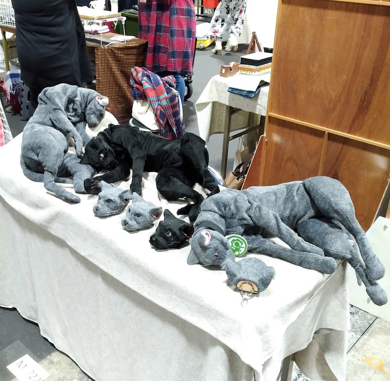 骨猫さんによる猫のアートドール
