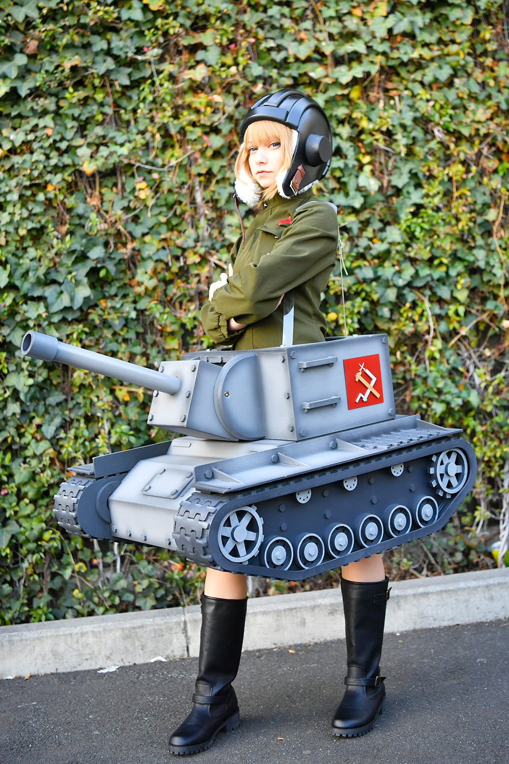 「Animejapan2016」コスプレ画像まとめ_ナスチャさん（『ガールズ&amp;パンツァー』カチューシャ）2