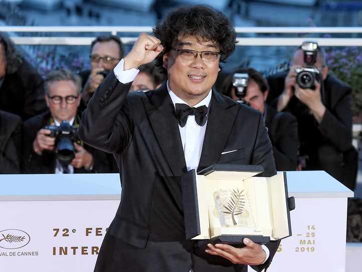ポン・ジュノ 『パラサイト 半地下の家族』パルムドールを受賞したカンヌ国際映画祭で