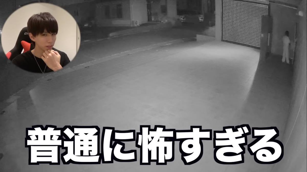 侵入を試みる不審者／画像ははじめしゃちょーさんが公開した動画より
