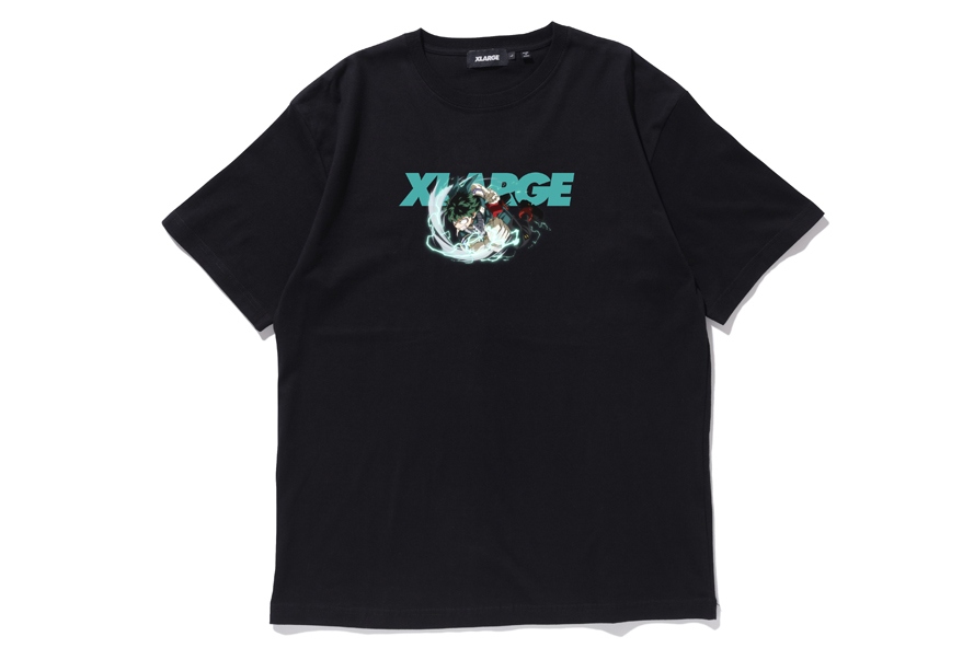 僕のヒーローアカデミア×XLARGEコラボ4_BLK前