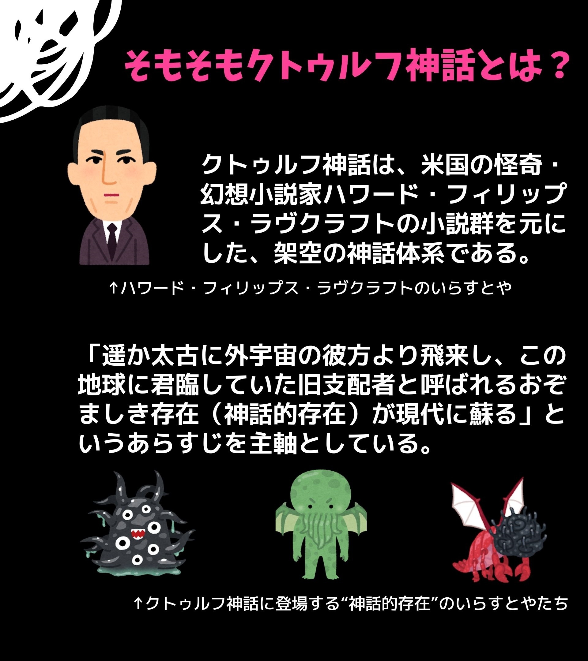 ハワード・フィリップス・ラヴクラフトの小説群を元にした、架空の神話体系_5