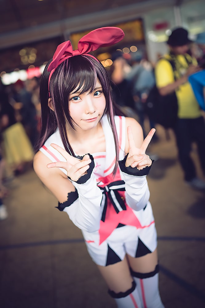 えなこさん／Youtuberキヅナアイ Photo by Diora