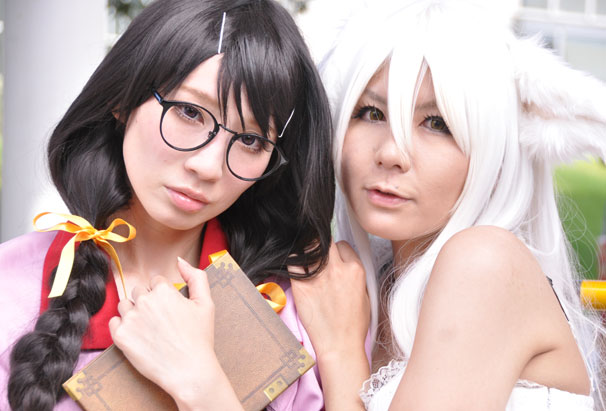 物語シリーズ_羽川翼&amp;ブラック羽川_朝比奈みねねさん&amp;羽猫るばささん1