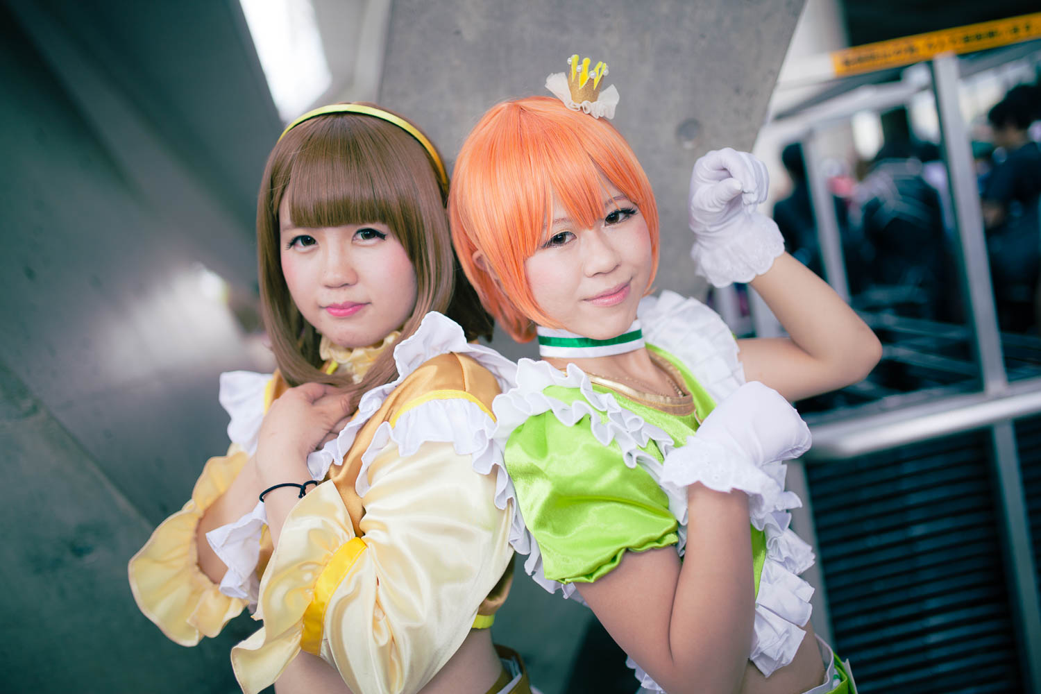TGS_コスプレ_りおんさん（『ラブライブ!』星空凛）となーちゃんさん（『ラブライブ!』小泉花陽）