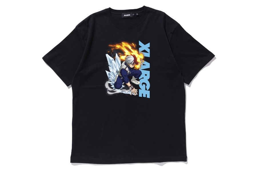 僕のヒーローアカデミア×XLARGEコラボ3_BLK前