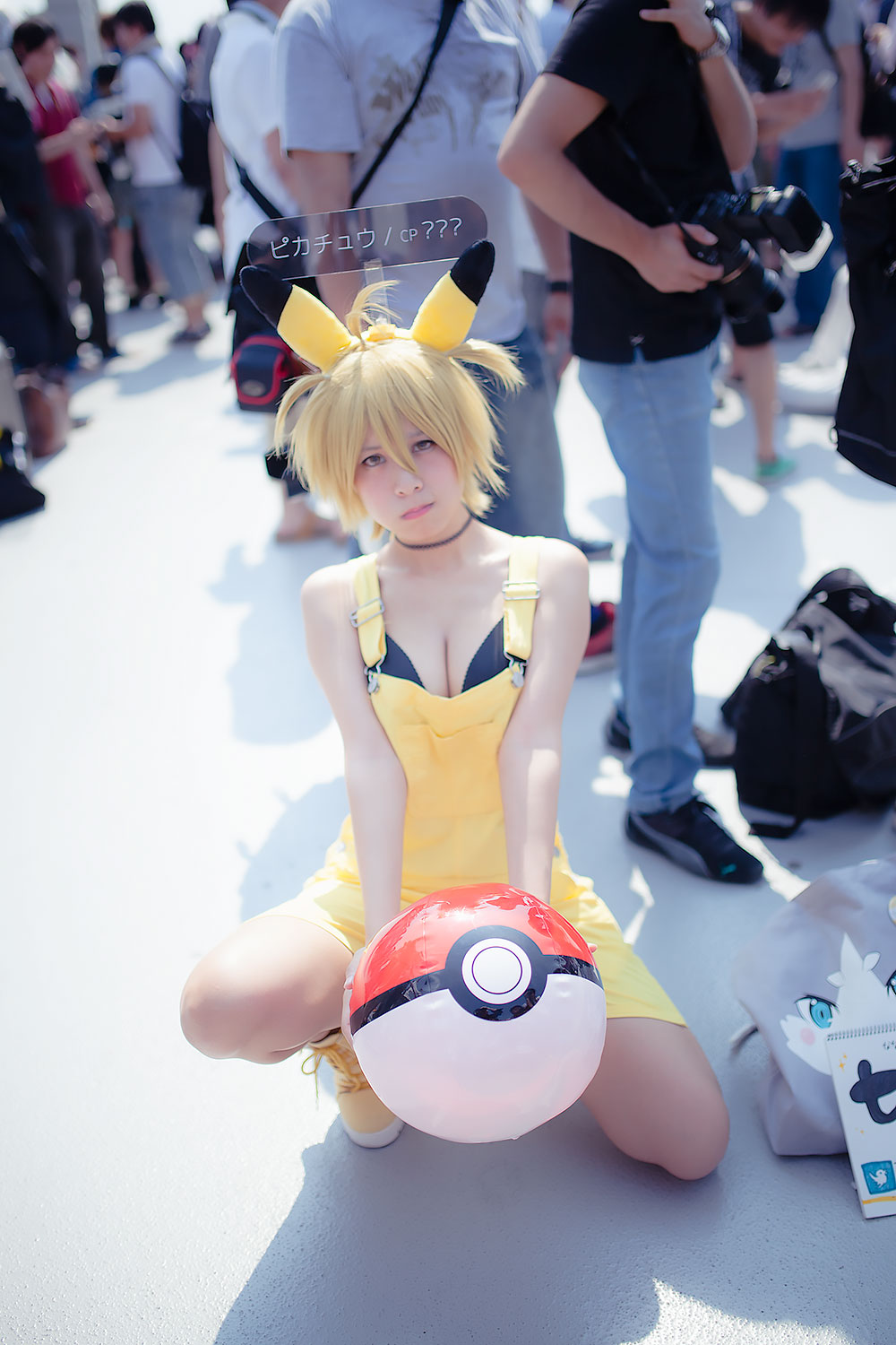 七瀬さくらさん／ピカチュウ Photo by Diora