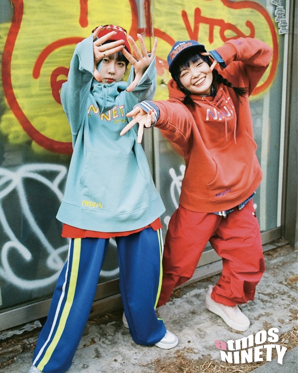 FRUiTS × atmos pink × 9090 Hoodie