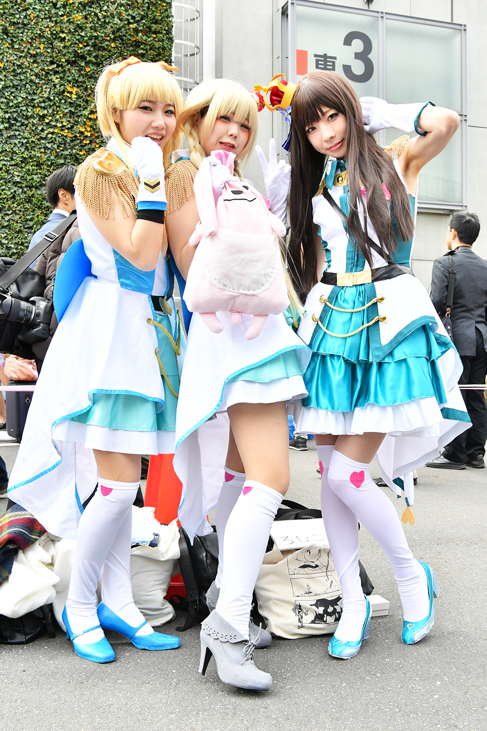 「Animejapan2016」コスプレ画像まとめ_あられさん／あいたんさん／ろじこさん（『アイドルマスターシンデレラガールズ』城ヶ崎莉嘉／双葉杏／渋谷凛クリスタルナイトパーティver）2
