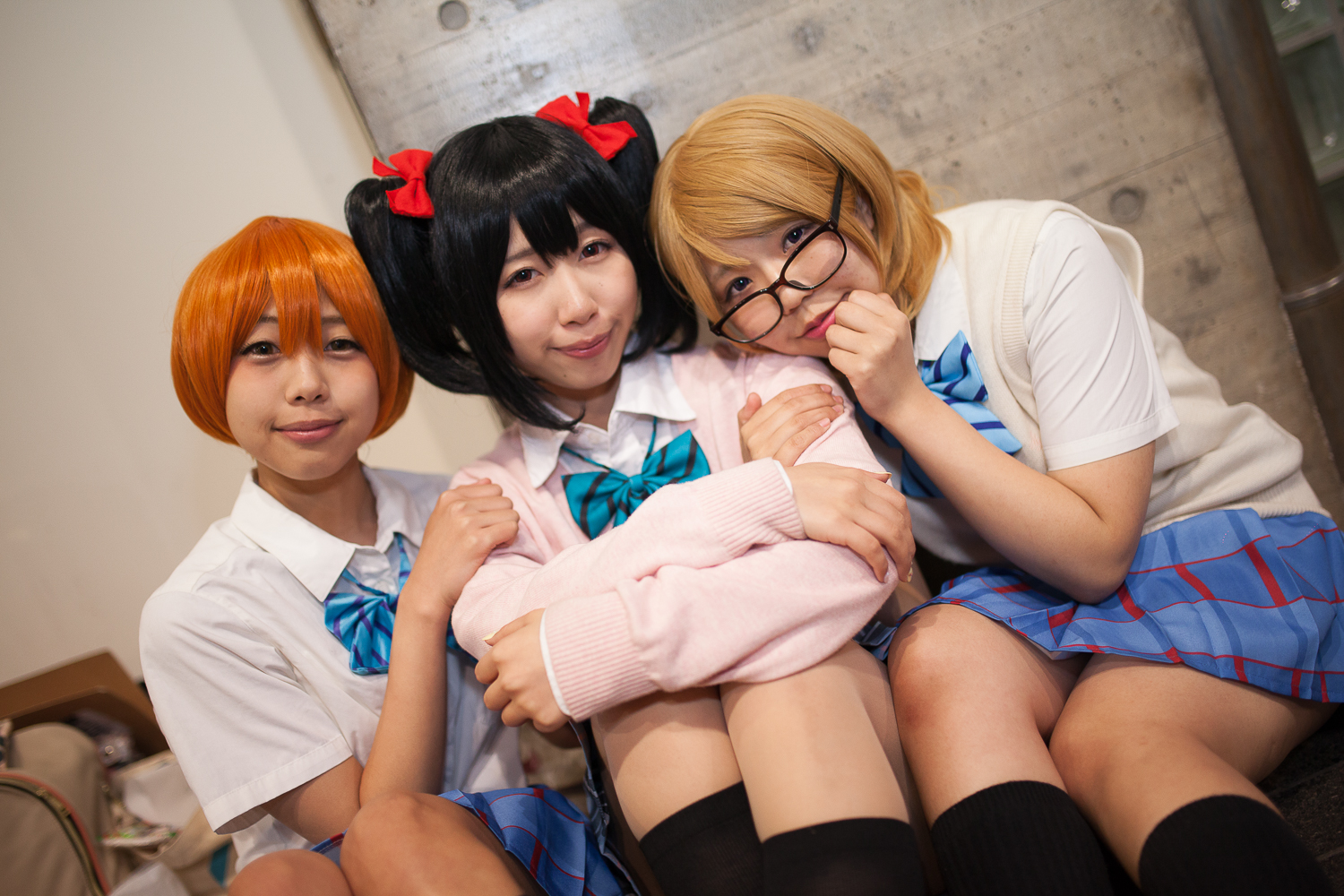 「ニコニコ超会議2016」コスプレまとめ_成瀬ぐみさん、天さん、松井ねるさん（『ラブライブ！』星空凛、矢澤にこ、小泉花陽）