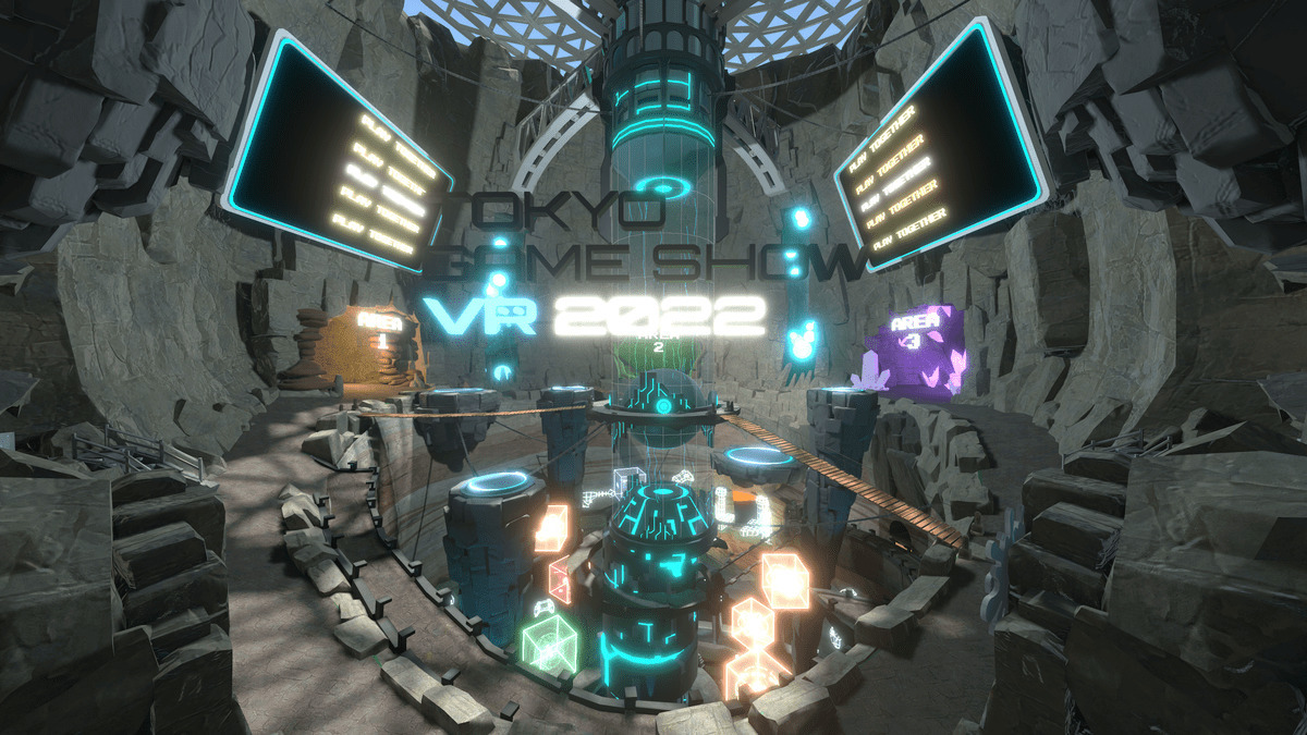 バーチャル会場「東京ゲームショウ VR 2022」会場イメージ④
