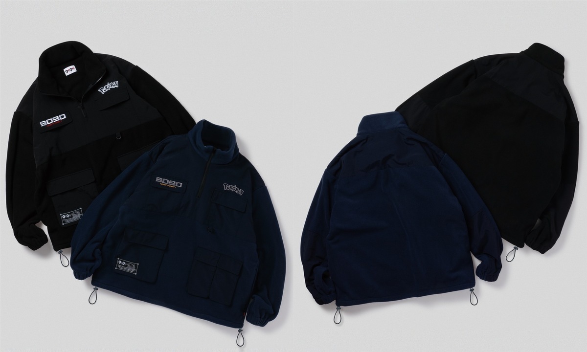 9090 ポケモンコレクション 9090 Pokémon Half Zip Fleece