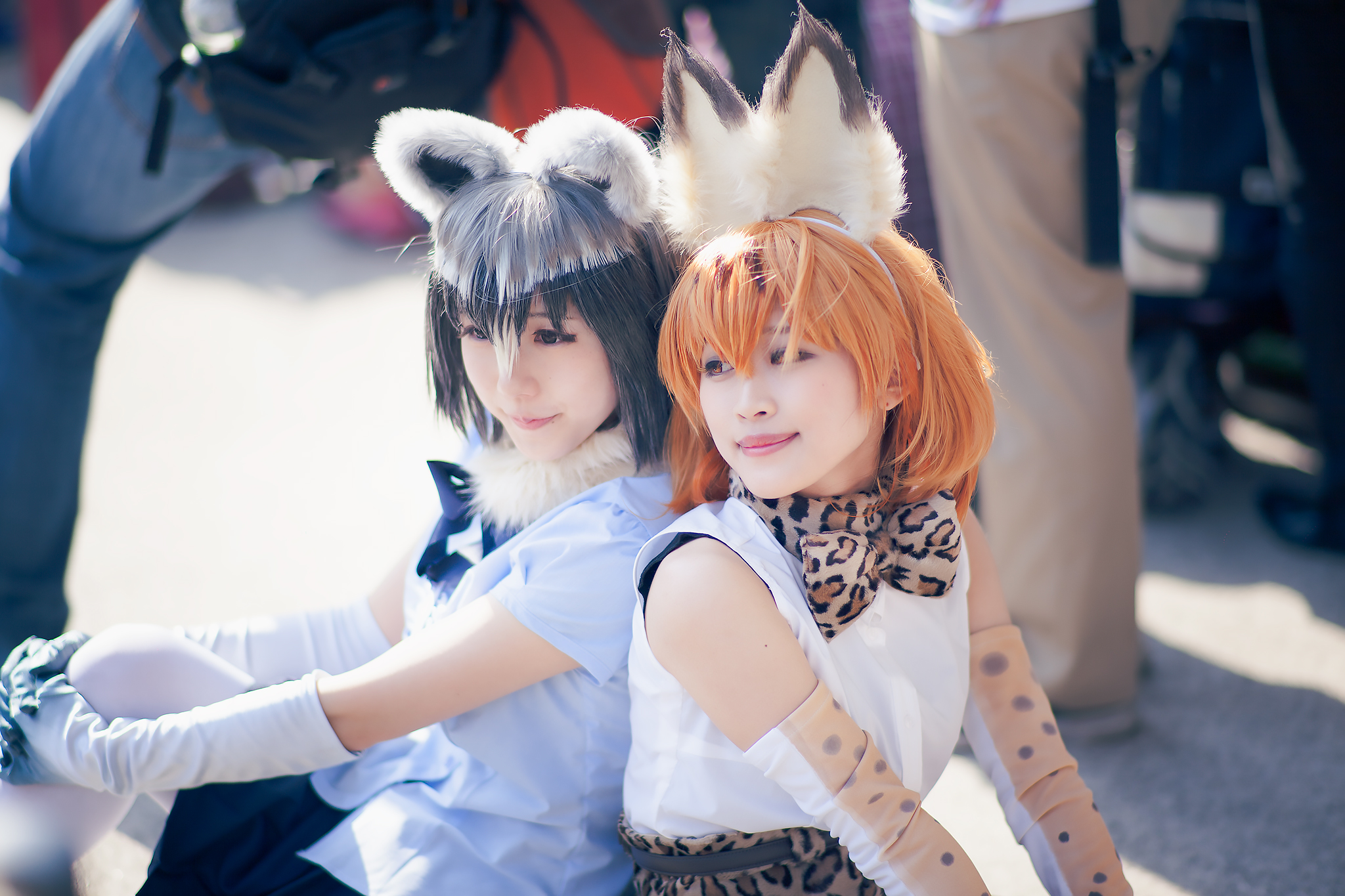 超会議2017_コスプレイヤー_ ゆうしすさん、ななまるさん（『けものフレンズ』アライ、サーバル）