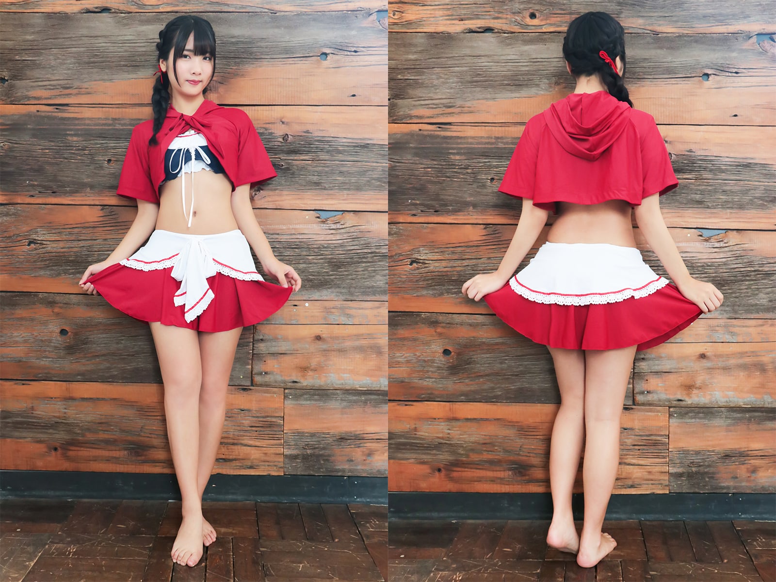 「ヒロイン水着」赤ずきん