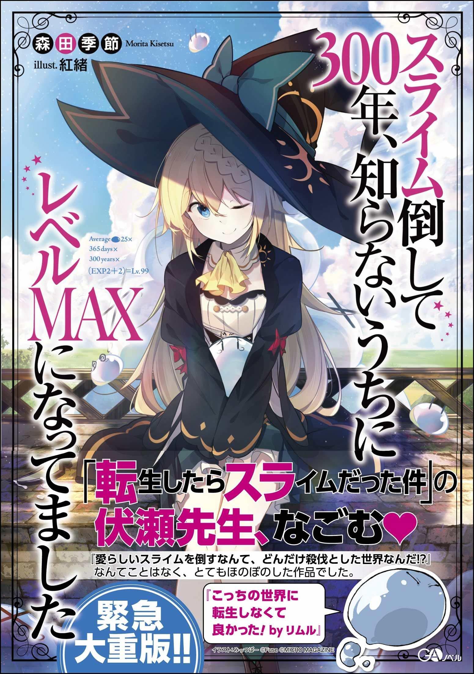 『スライム倒して300年、知らないうちにレベルMAXになってました』／画像はAmazonから