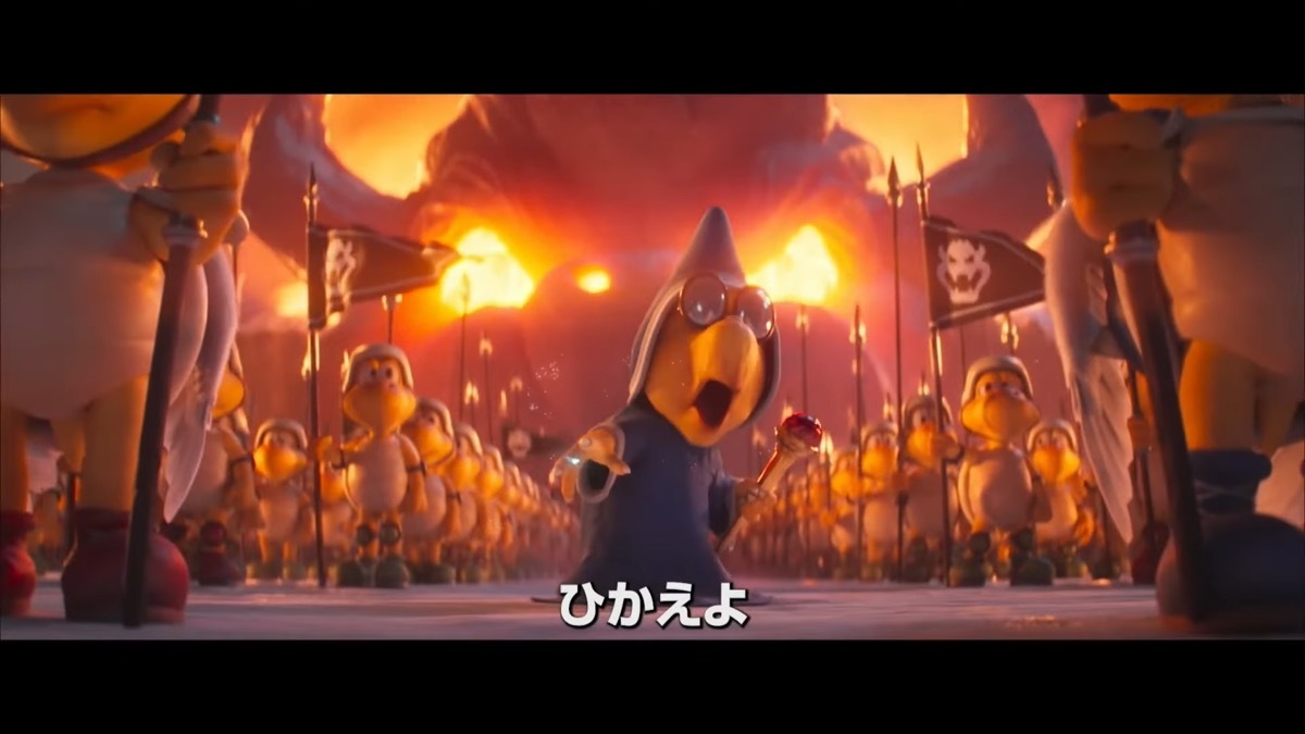 ノコノコとカメック／画像はYouTube「ザ・スーパーマリオブラザーズ・ムービー Direct」より