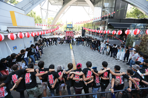 全員で気合いを入れます！