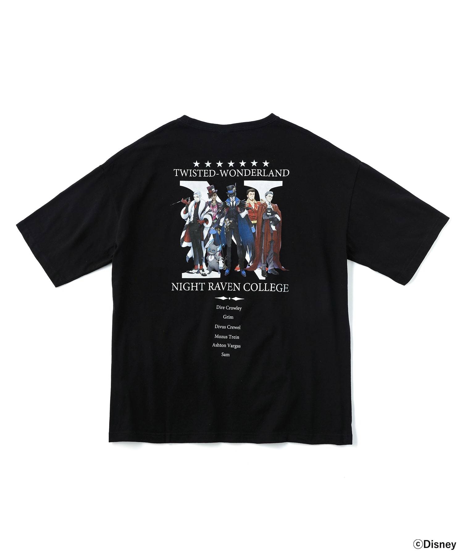 ディズニー ツイステッドワンダーランド/ビッグシルエットTシャツ/ナイトレイブンカレッジver.