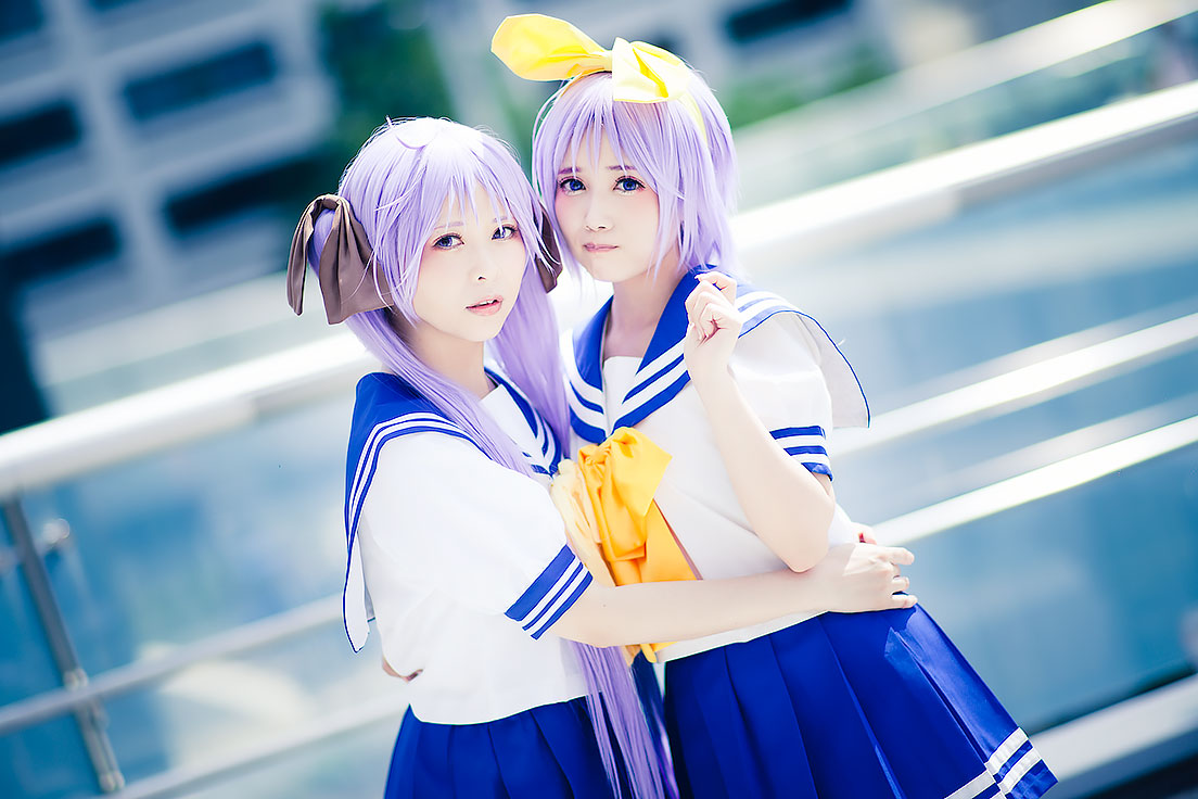 真喩さん、Tocchiさん（『らき☆すた』柊つかさ＆美水かがみ）2