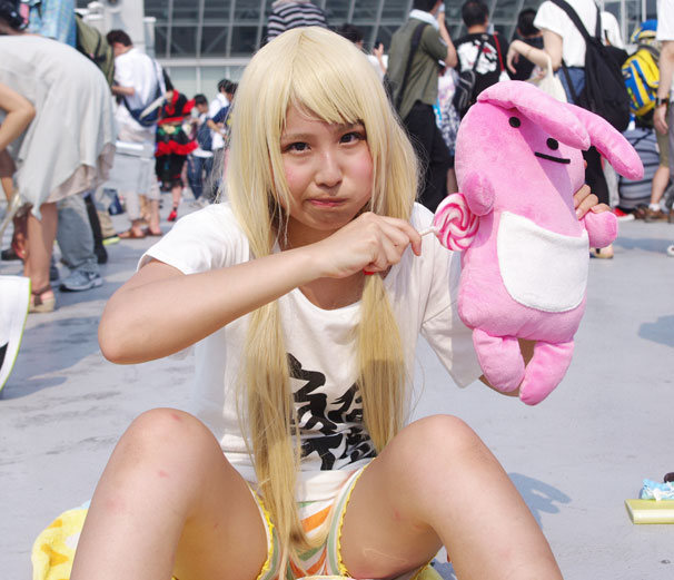 双葉杏ちゃんが座ってた