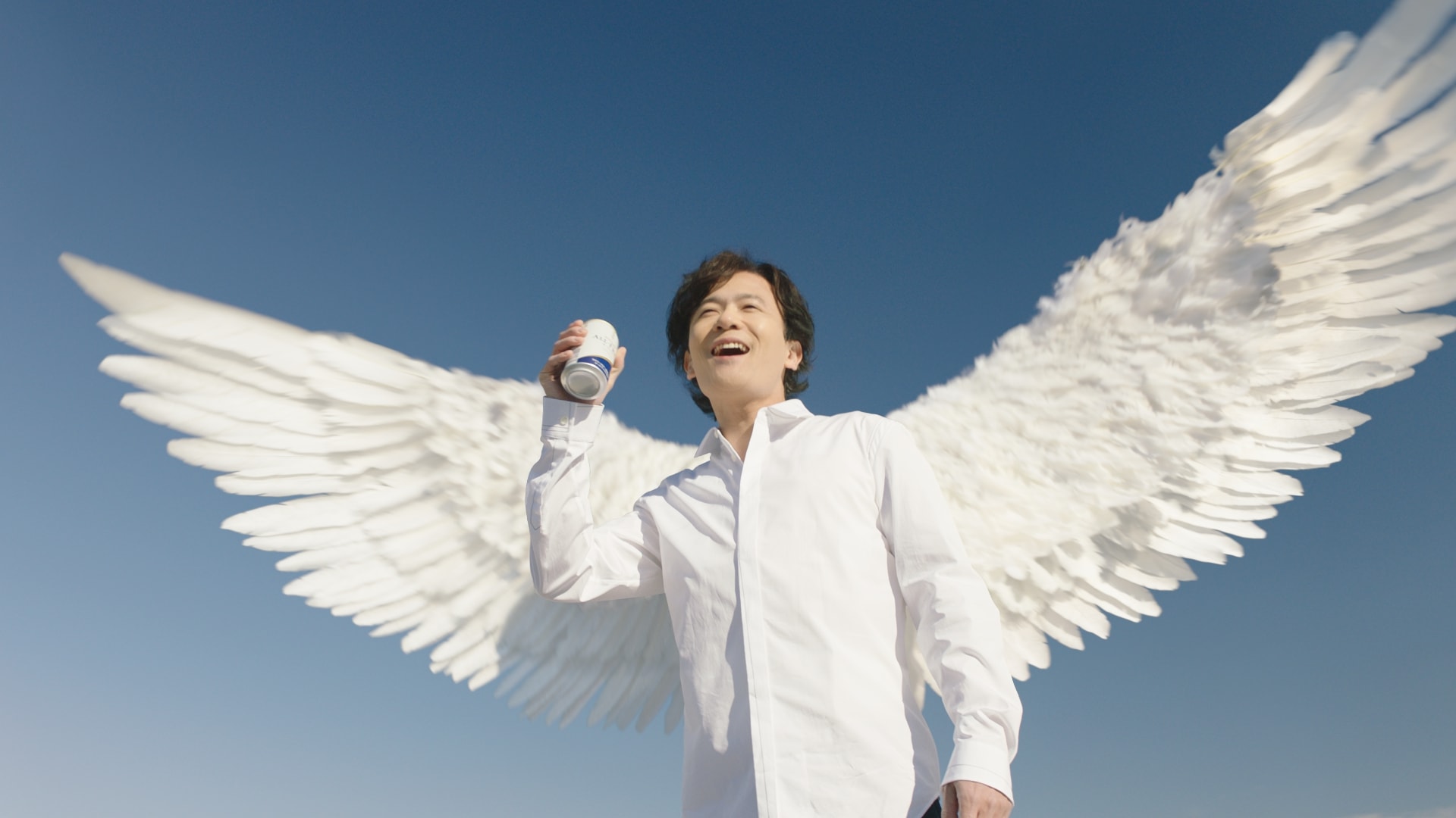 稲垣さんと香取さん出演「オールフリー」CM「生きてるっ！」篇11