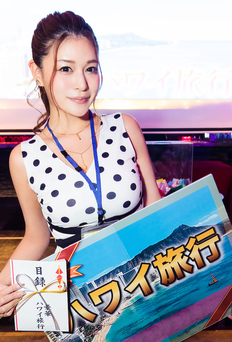 くじ引きでハワイ旅行を手に入れた橘メアリーさん（@mary_tachibana）