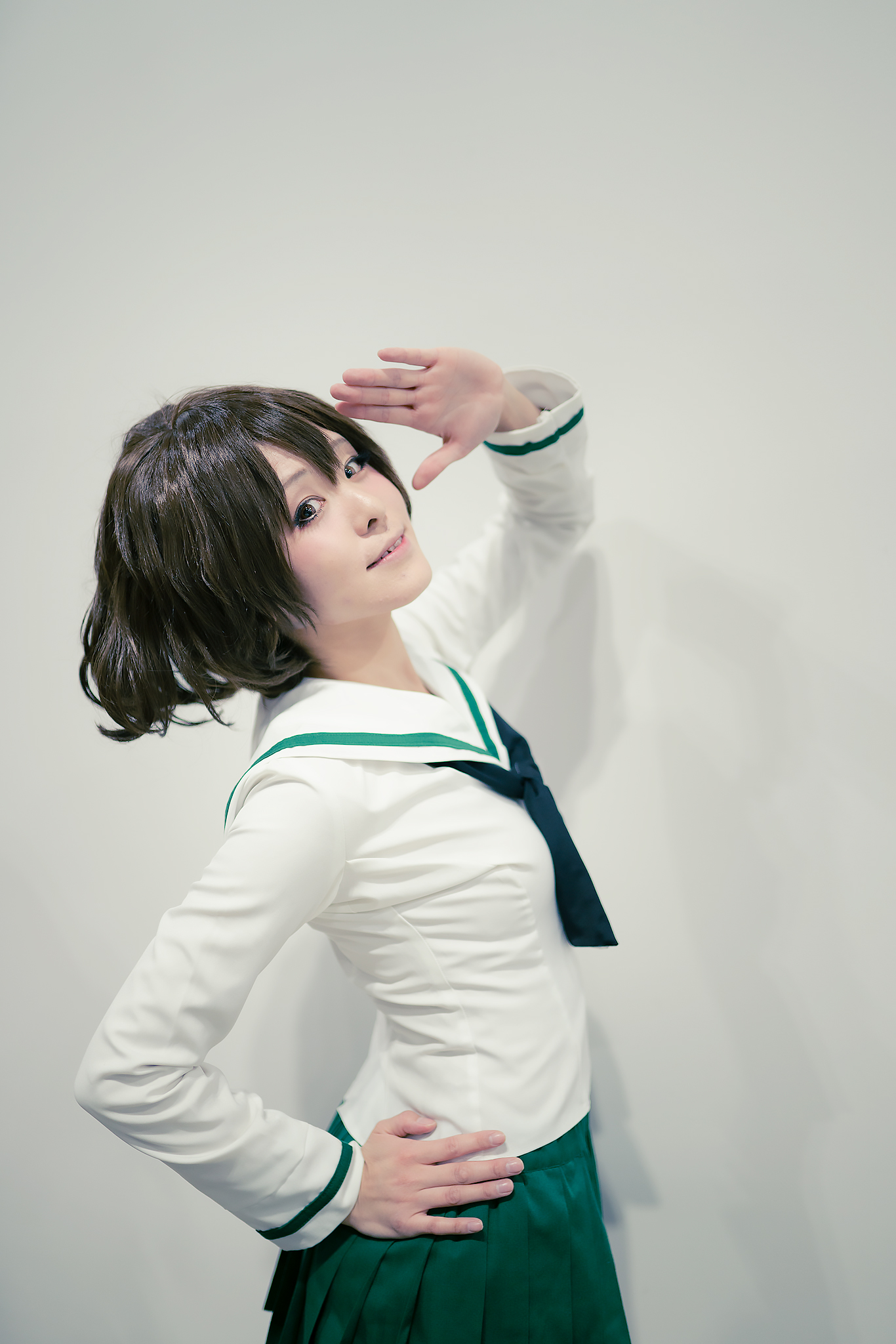 『ガールズ&amp;パンツァー』秋山優花里のコスプレ　MOTOさん2