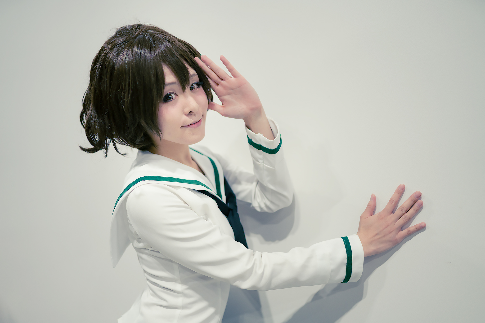『ガールズ&amp;パンツァー』秋山優花里のコスプレ　MOTOさん1