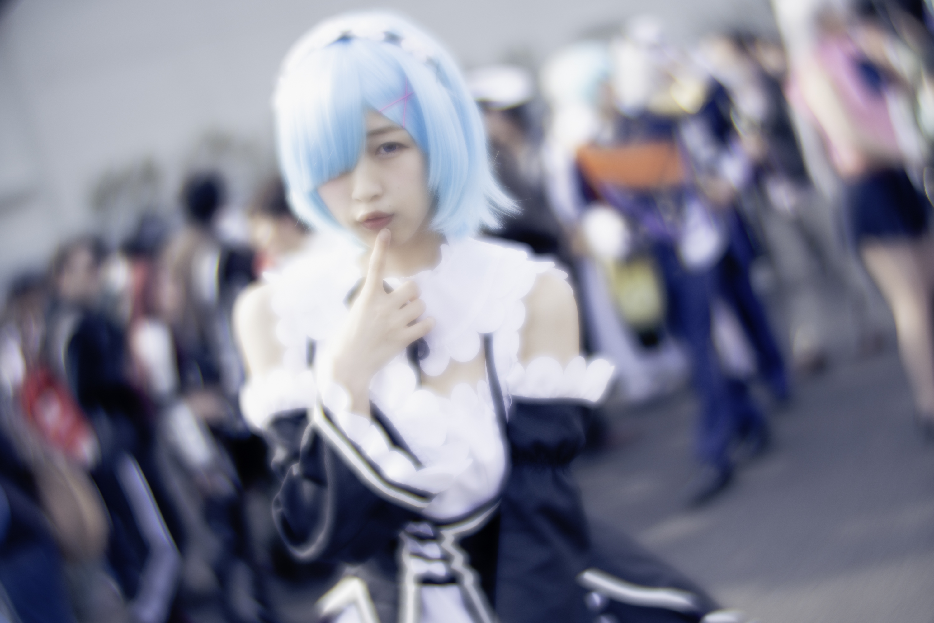『Re:ゼロから始める異世界生活』レムのコスプレ
