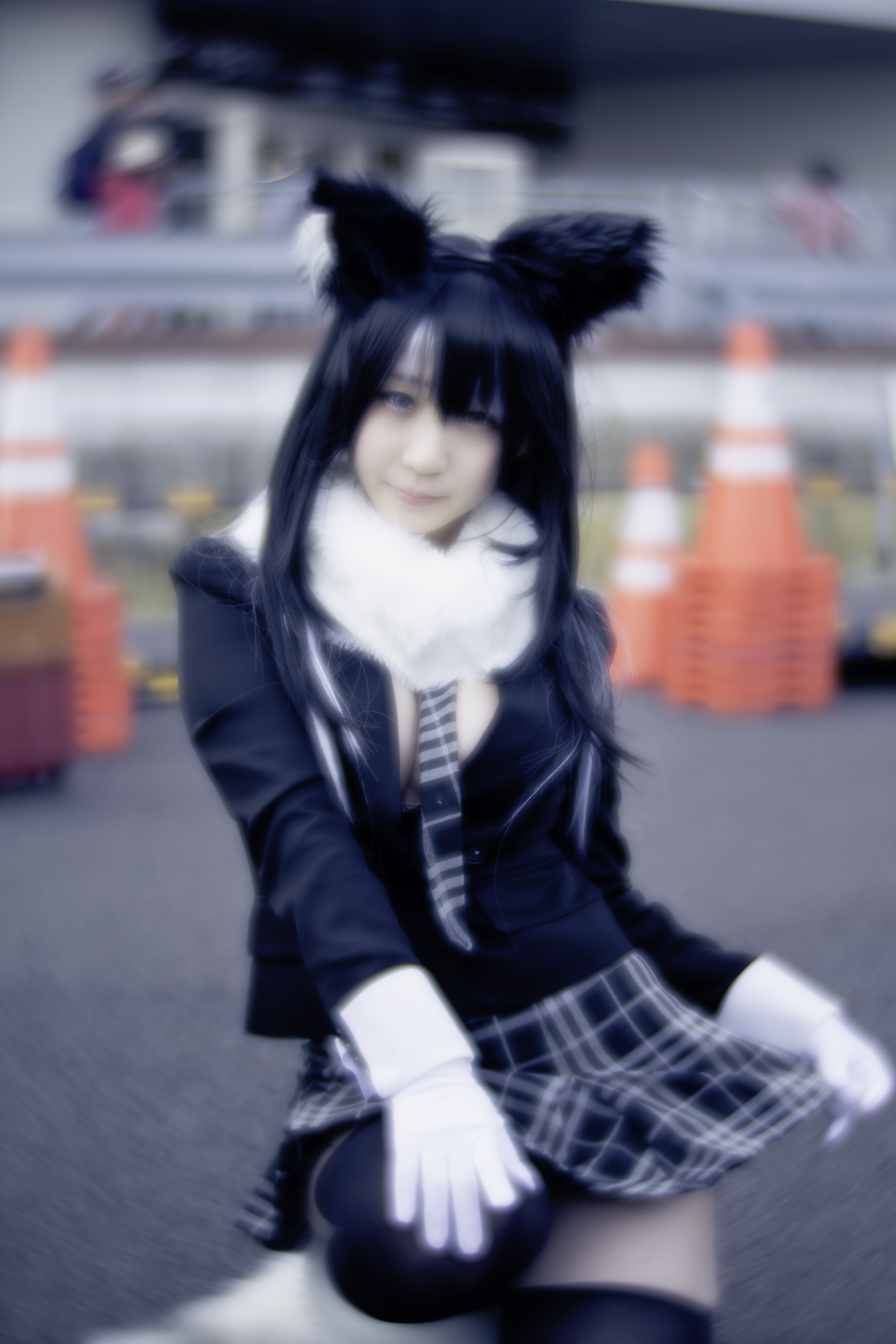 『けものフレンズ』タイリクオオカミのコスプレ2