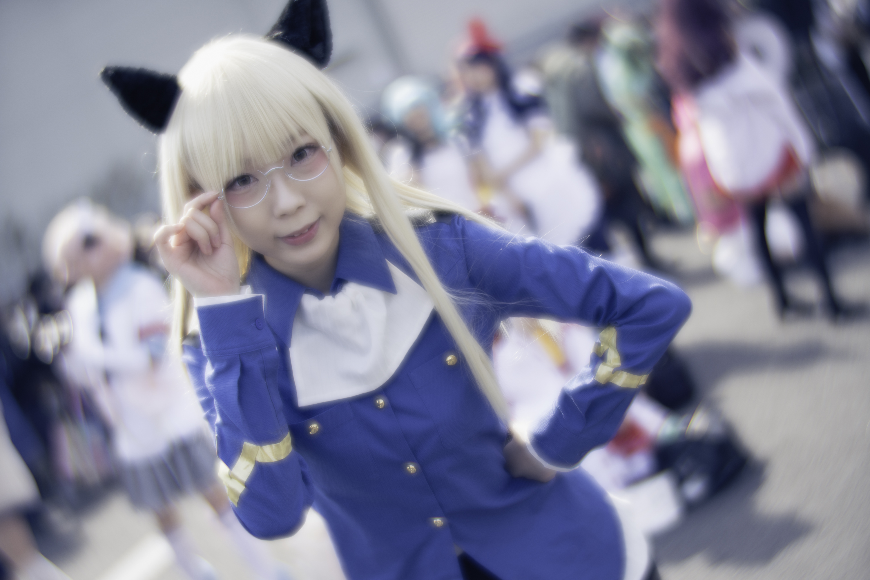 『ストライクウィッチーズ』ペリーヌのコスプレ