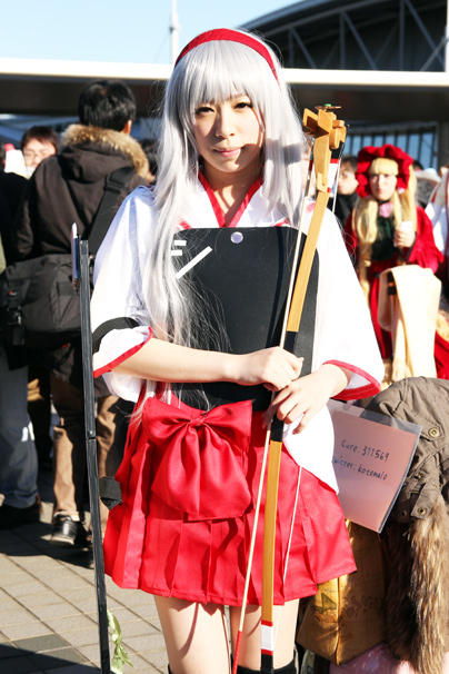 『艦隊これくしょん-艦これ-』から、古都まろんさんによる翔鶴 コミケC85コスプレ写真