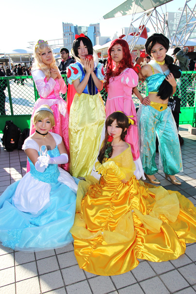 ディズニーのプリンセスたち コミケC85コスプレ写真