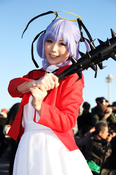 『撲殺天使ドクロちゃん』から、倉坂くるるさんによるドクロちゃん コミケC85コスプレ写真