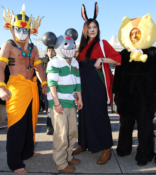 『サマーウォーズ』から、MELONによるラブマシーン、ケンジ、夏希 コミケC85コスプレ写真