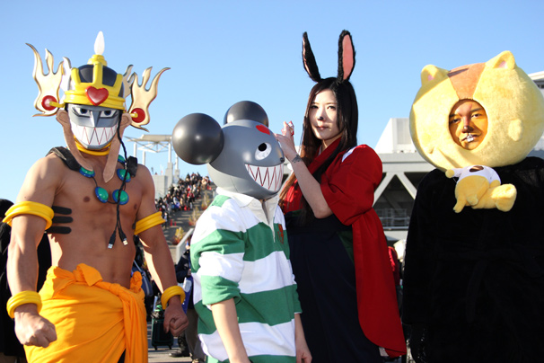 『サマーウォーズ』から、MELONによるラブマシーン、ケンジ、夏希 コミケC85コスプレ写真2