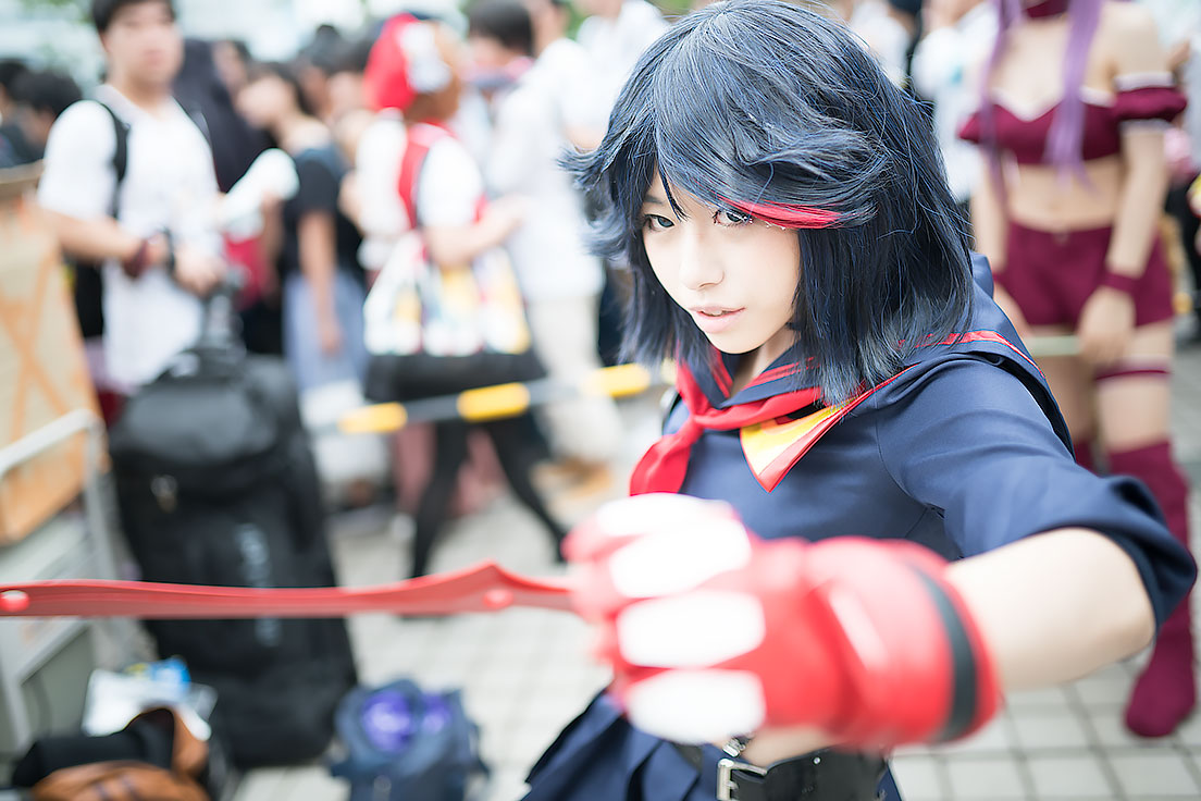 コミックマーケット92_こげ子さん／『キルラキル』纏流子のコスプレ