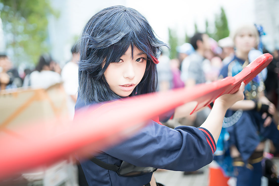 コミックマーケット92_こげ子さん／『キルラキル』纏流子のコスプレ