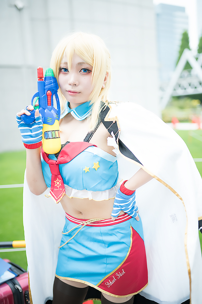 コミックマーケット92_すいさん／『ラブライブ！』絢瀬絵里（マリン覚醒後）のコスプレ