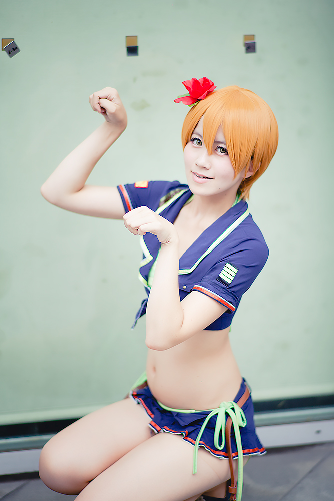 コミックマーケット92_椎名椛さん／『ラブライブ！』星空凛のコスプレ