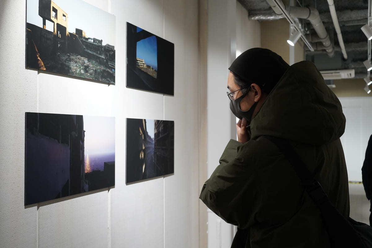 軍艦島写真展の展示イメージ5