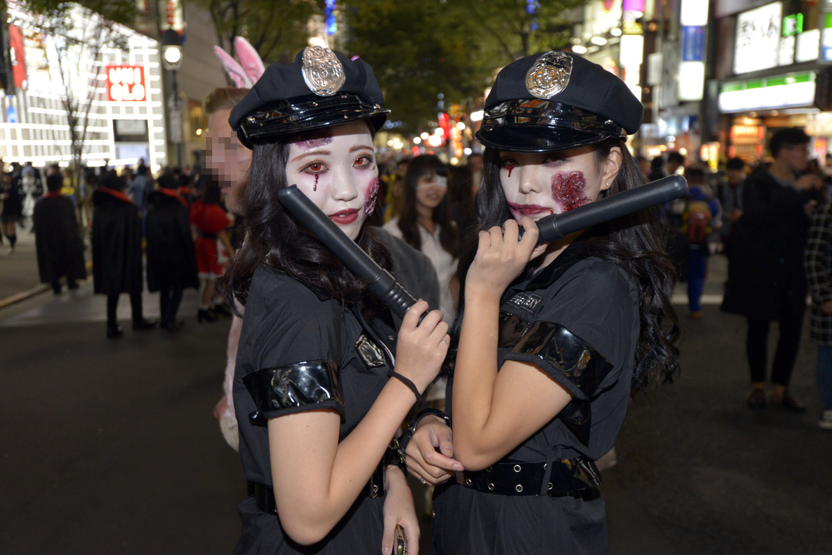 渋谷ハロウィンの美女たち１８