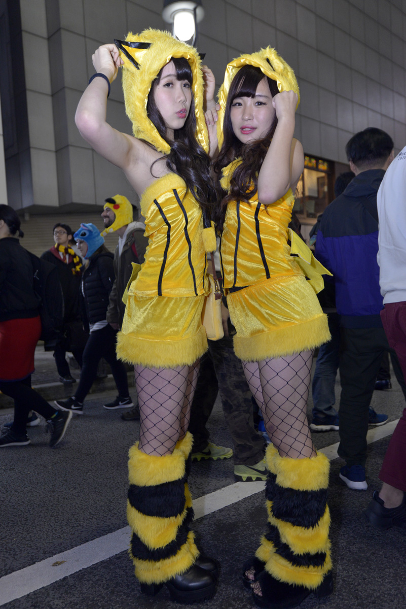 渋谷ハロウィンの美女たち４