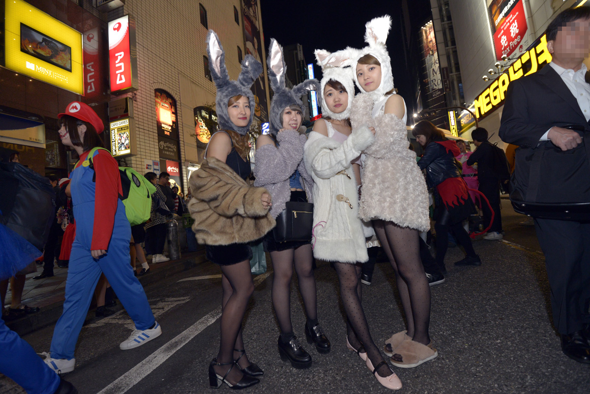 渋谷ハロウィンの美女たち１０