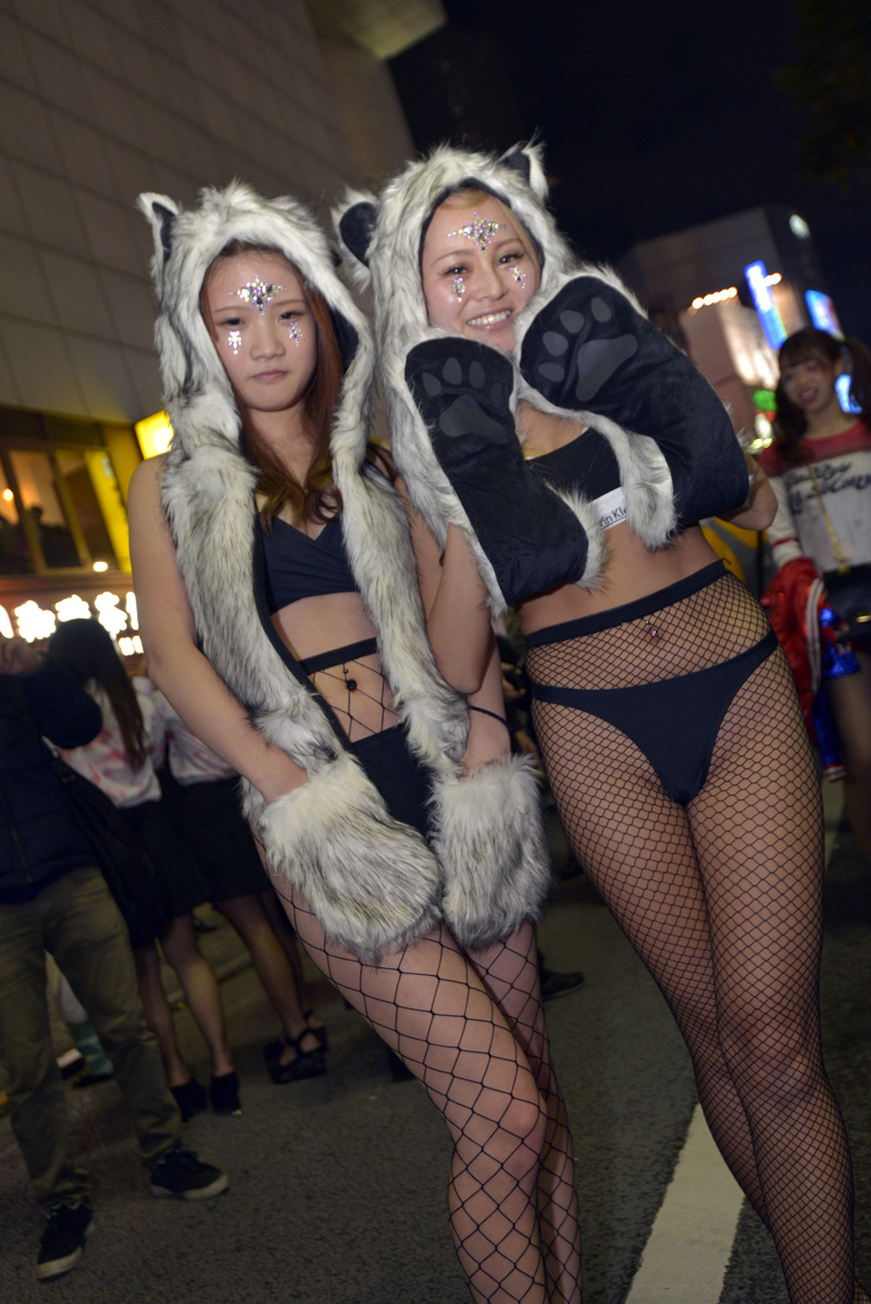 渋谷ハロウィンの美女たち１６