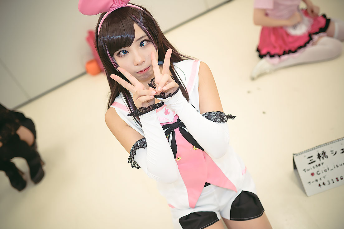 池ハロ_コスプレ_三橋 しえるさん（キズナアイ）