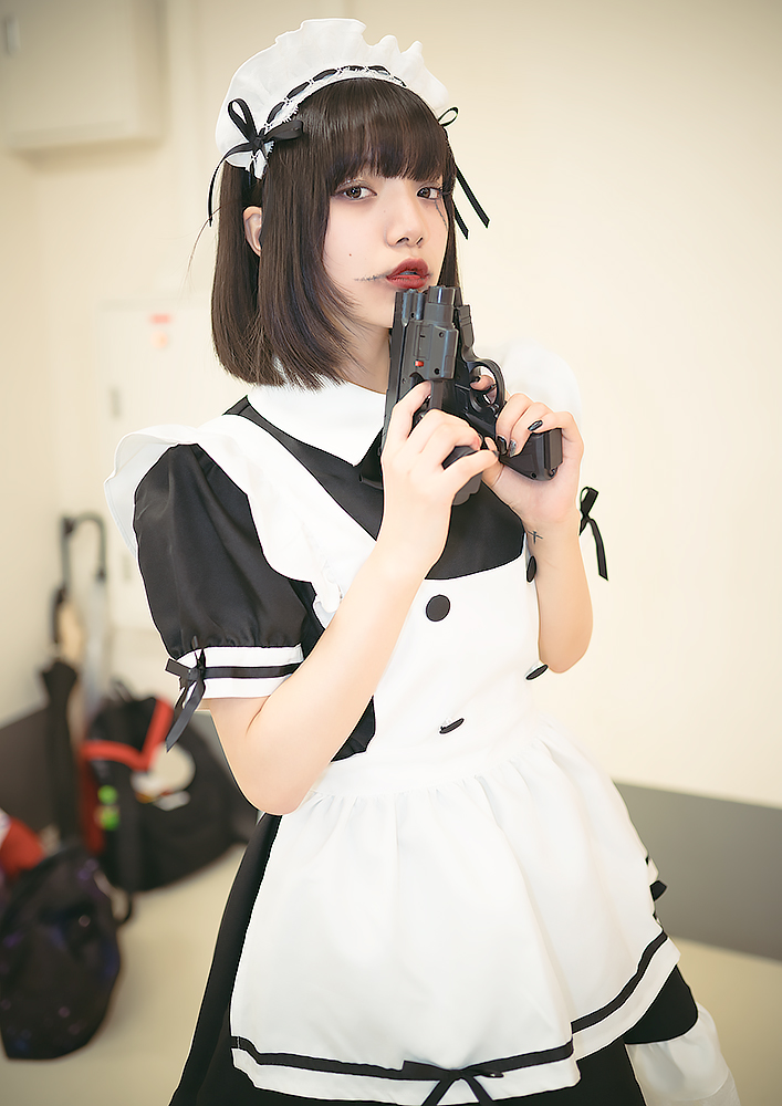 池ハロ_コスプレ_Hoiさん（黒メイド）