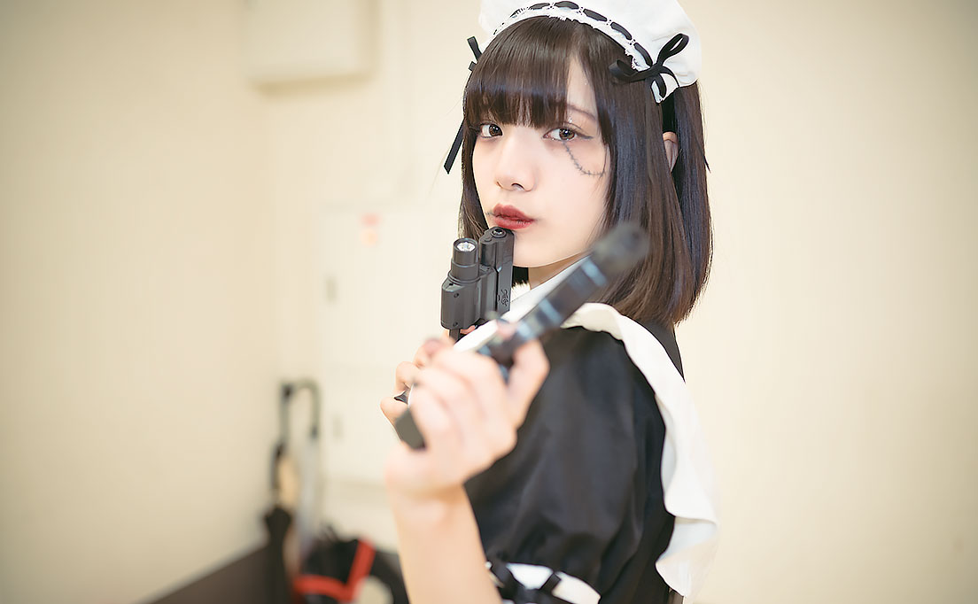 池ハロ_コスプレ_Hoiさん（黒メイド）